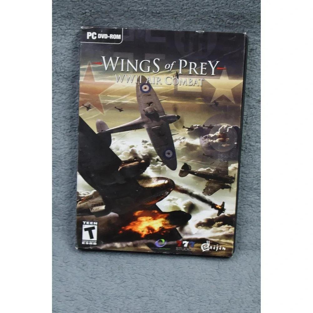 Wings Of Prey WWII Air Combat PC DVD-ROM Video Game Complete Tested Disc